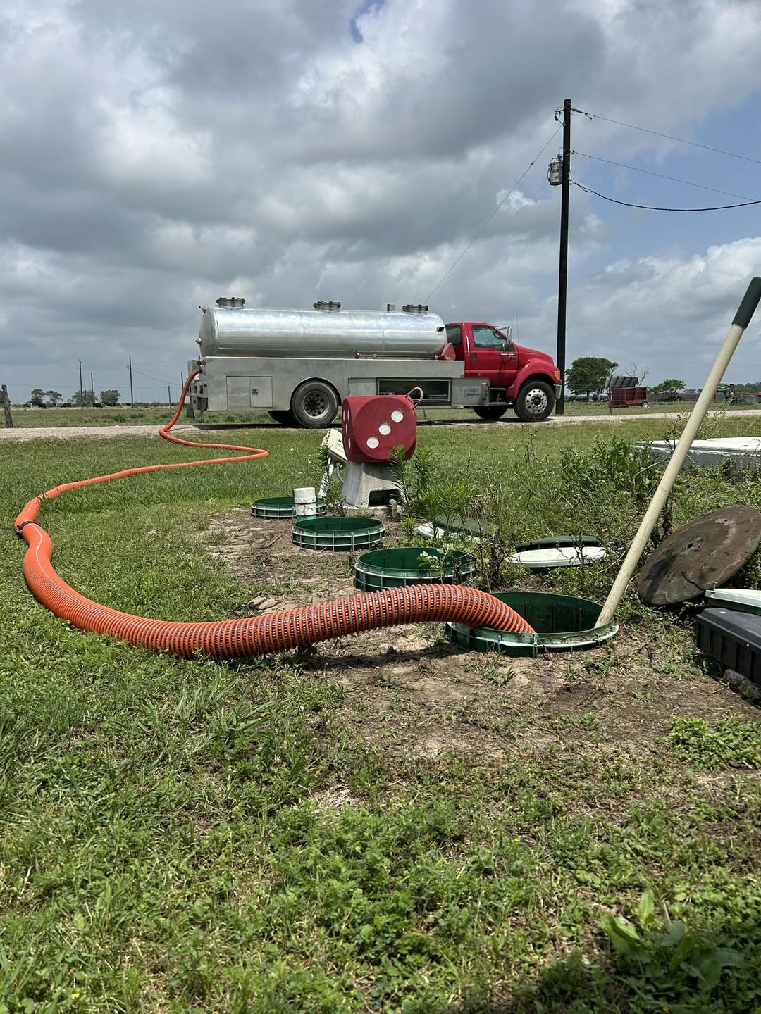 OnePump septic pumping job Victoria TX